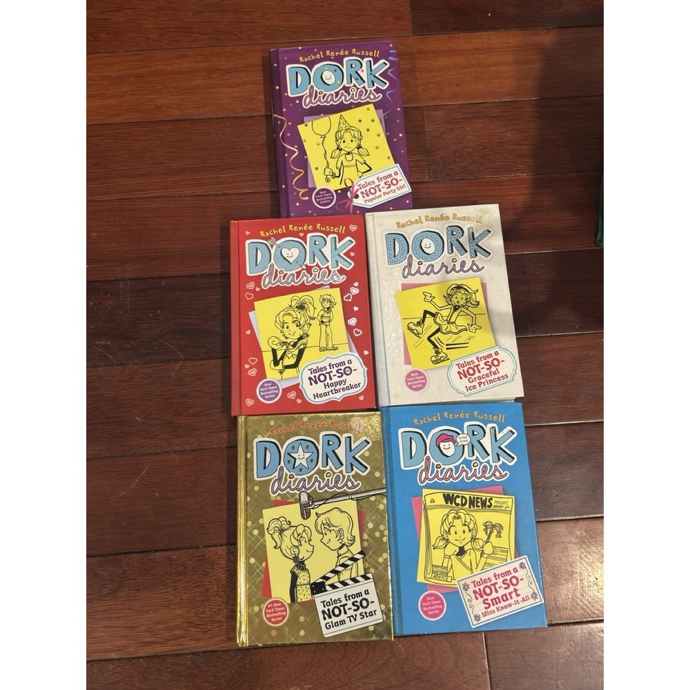 Dork Diaries Lot of 5 (2,4,5,6,7) Set Tales from A Not-So- by Rachel Russell